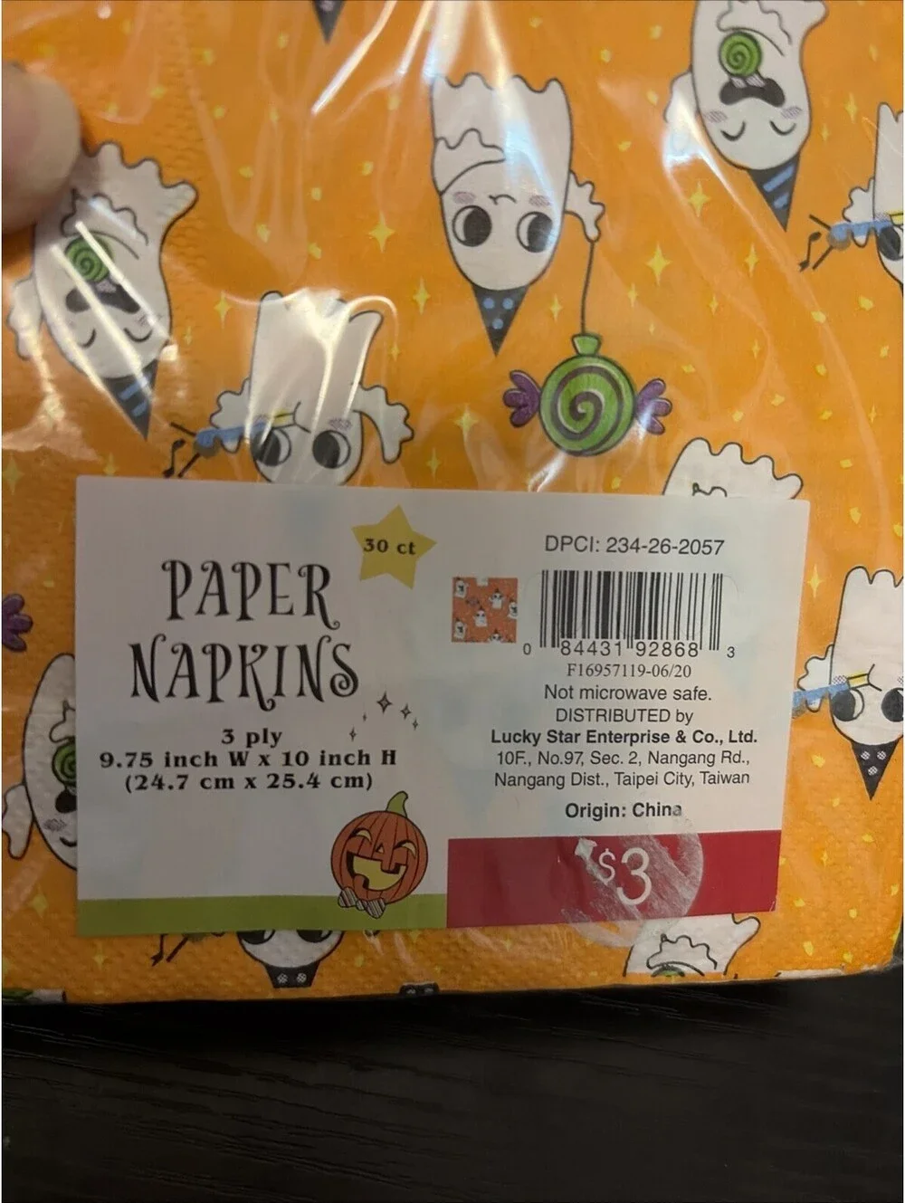 Halloween Ghosts Party Paper Plates And Napkin Sets. 60 Of Each